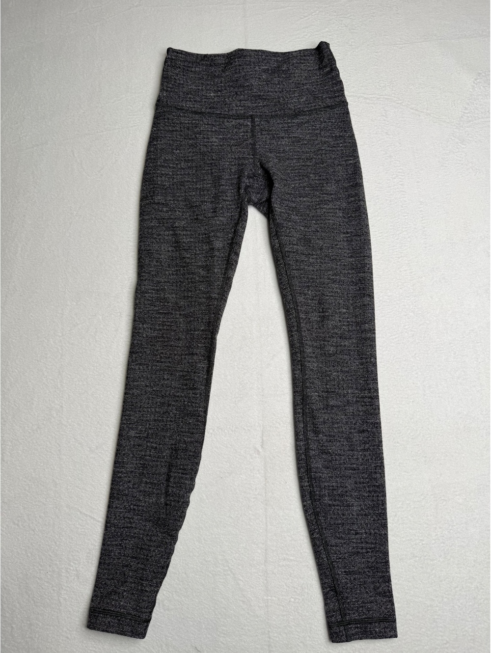 lululemon Wunder Under Hi-Rise 7/8 Tight Size 4 Heathered Black 25"